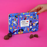 Coffret 15 rochers pralinés chocolat au lait et noir