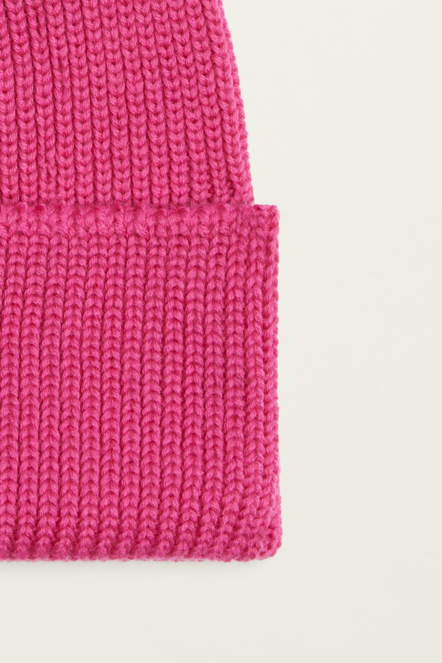 Bonnet laine mérinos mixte - Rose