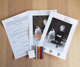 Affiche à broder - Mireille