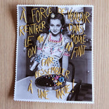 Affiche à broder - T'as l'air d'une tarte