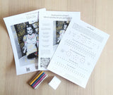 Affiche à broder - T'as l'air d'une tarte