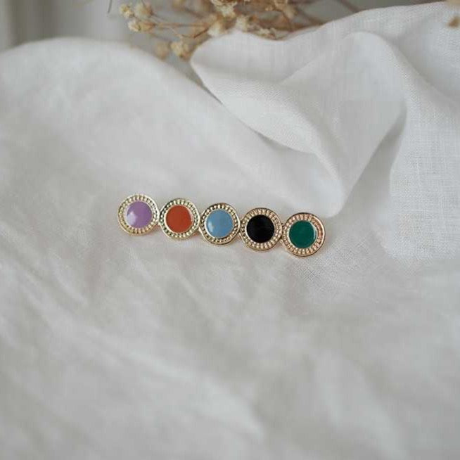 Barrette 7 Joia Petits Ronds Colorés