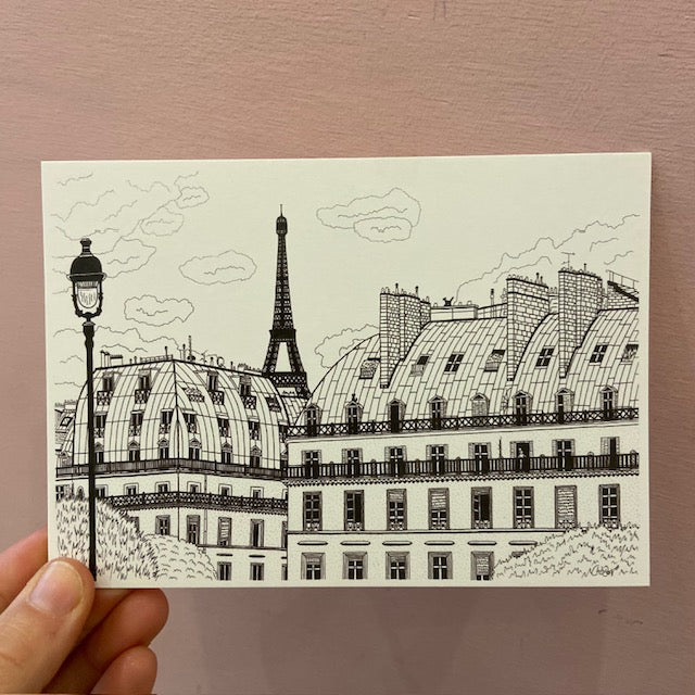 Carte postale paris - Bâtiment empire