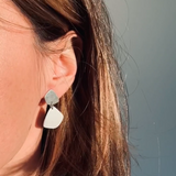 Boucles d’oreilles Omée Argent  - Aora bijoux