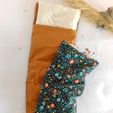 bouillotte terracotta et motif fleuri