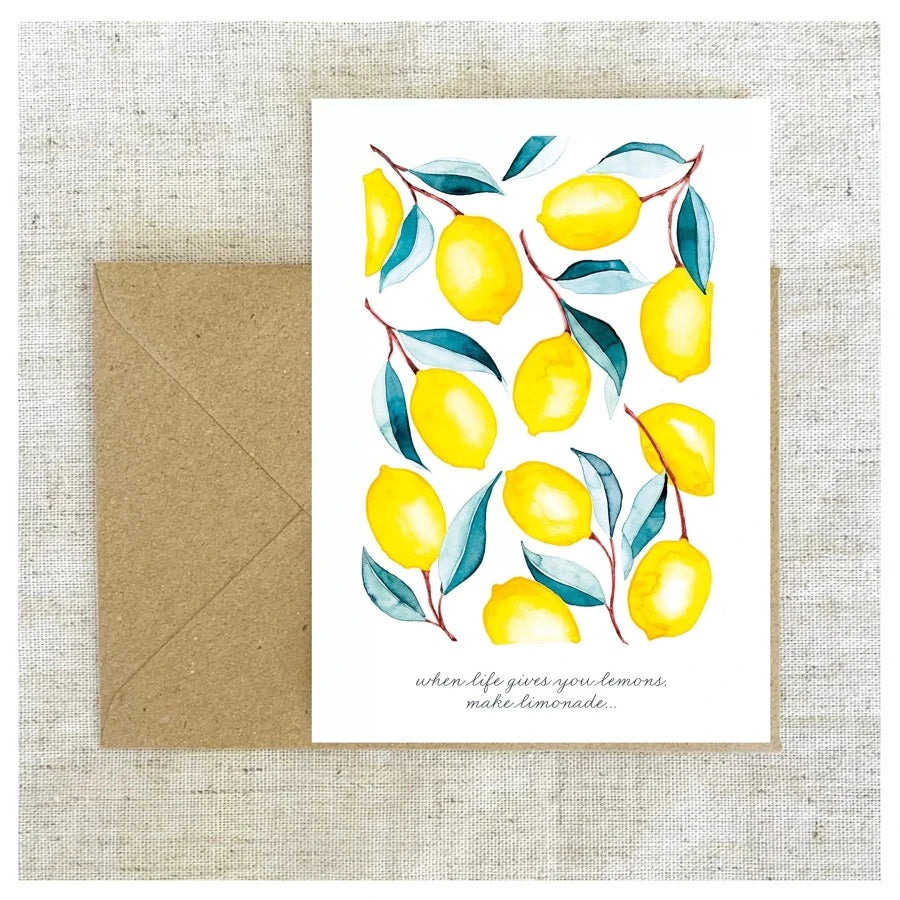 Carte Postale A6 - Les Citrons