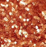 Paillettes cuivre biodégradables