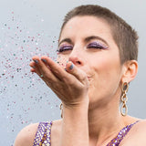 Paillettes violettes biodégradables