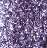 Paillettes violettes biodégradables
