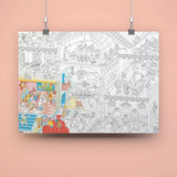 Poster géant à colorier Dance