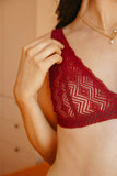 Soutien-gorge foulard Dawa grenat 3