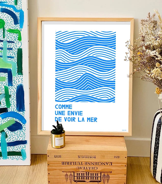 affiche Comme une envie de voir la mer - Augustin