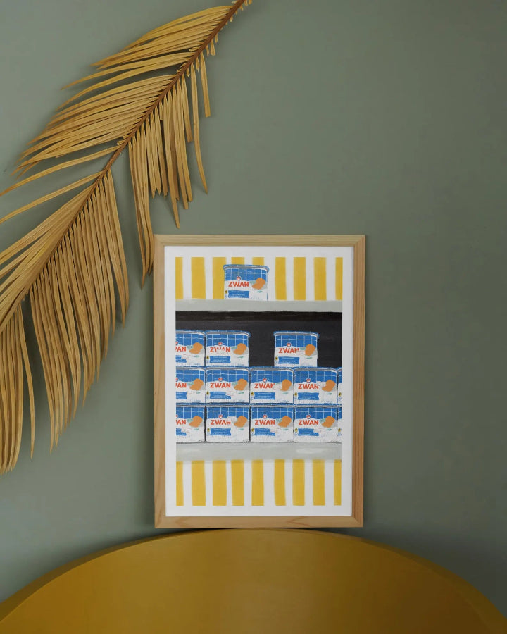 affiche corned beef encadrée