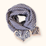 foulard mosaïc graphite