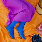 chaussettes coton bleues klue