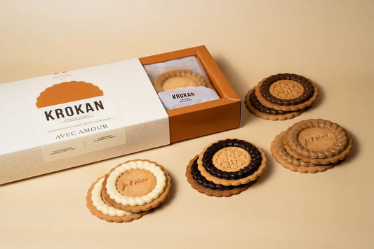 Coffret de 8 biscuits au chocolat - S'aimer