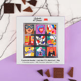Coffret de 9 carrés de chocolat Bio - 3 recettes