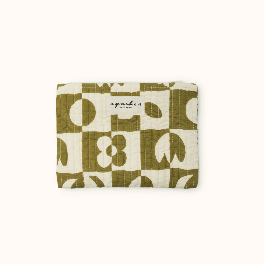 pochette apaches damier tobacco