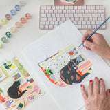 petit pinceau la pause du chat