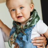 foulard apaches bengale kaki porté