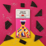 Tablette de chocolat noir Bio et sel de Camargue