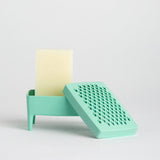 Porte savon Foekje Fleur en plastique recyclé vert menthe