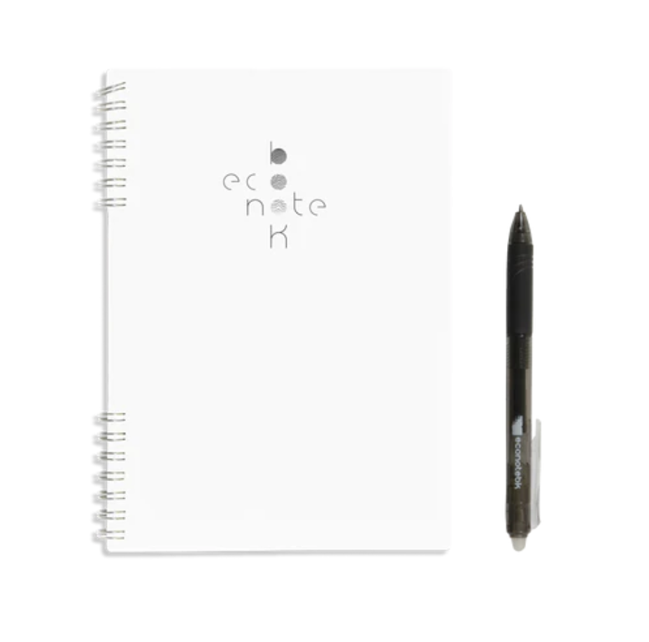Cahier A5 réutilisable Blanc