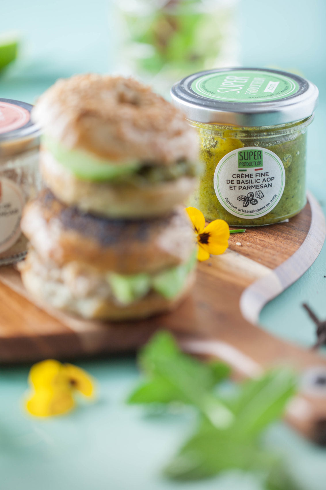 Crème de basilic au parmesan Pesto Super producteur