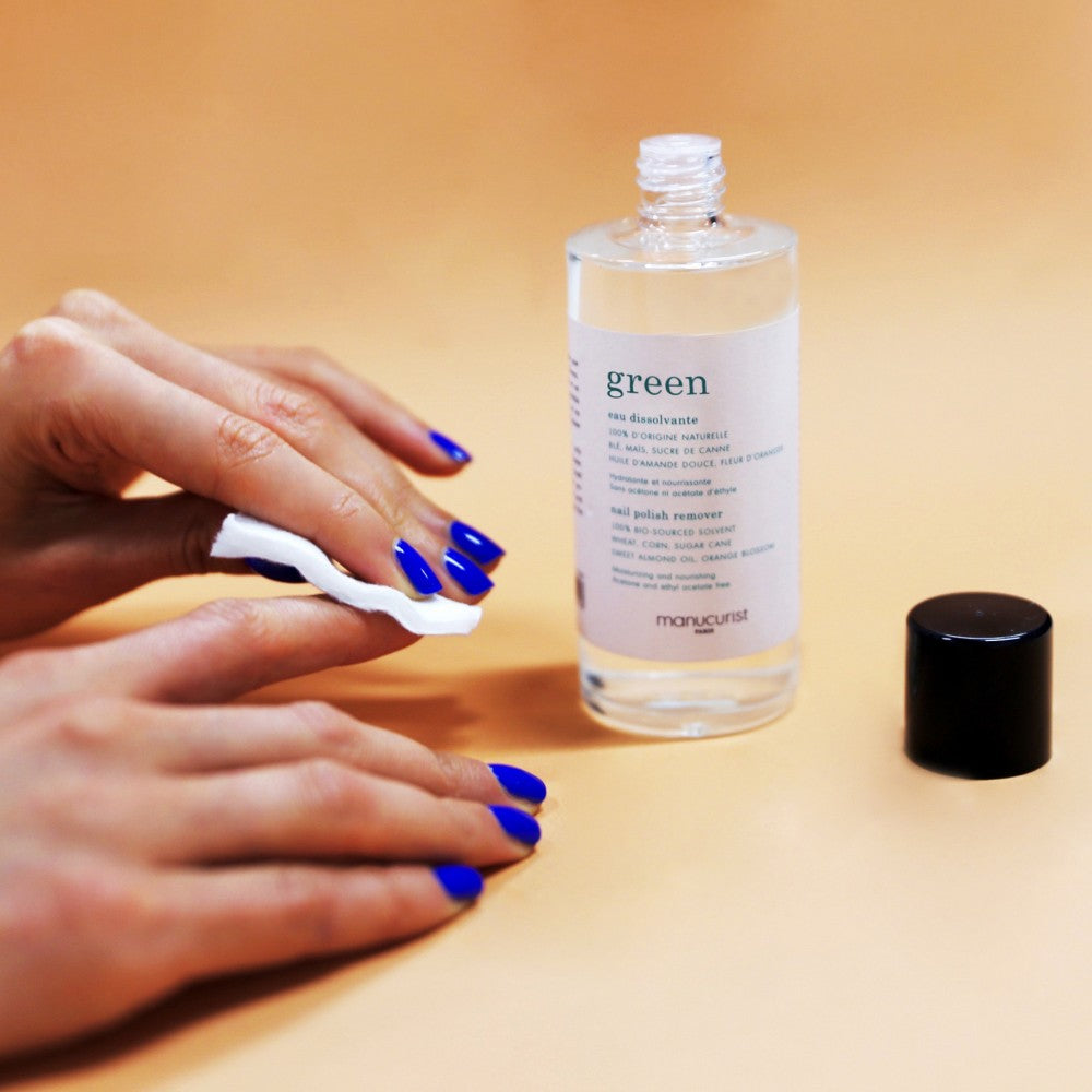 eau dissolvante, dissolvant 100% naturel Manucurist