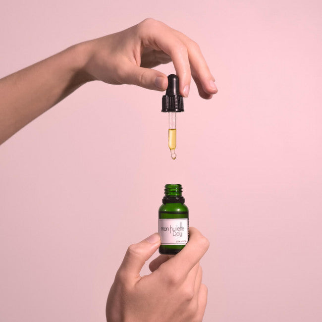 Mon huilette Day, huiles végétales et huiles essentielles visage - Les huilettes