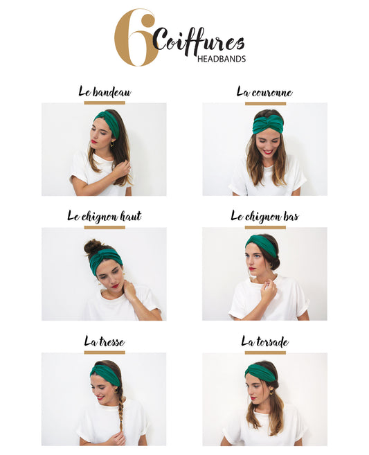 6 coiffures avec un headband