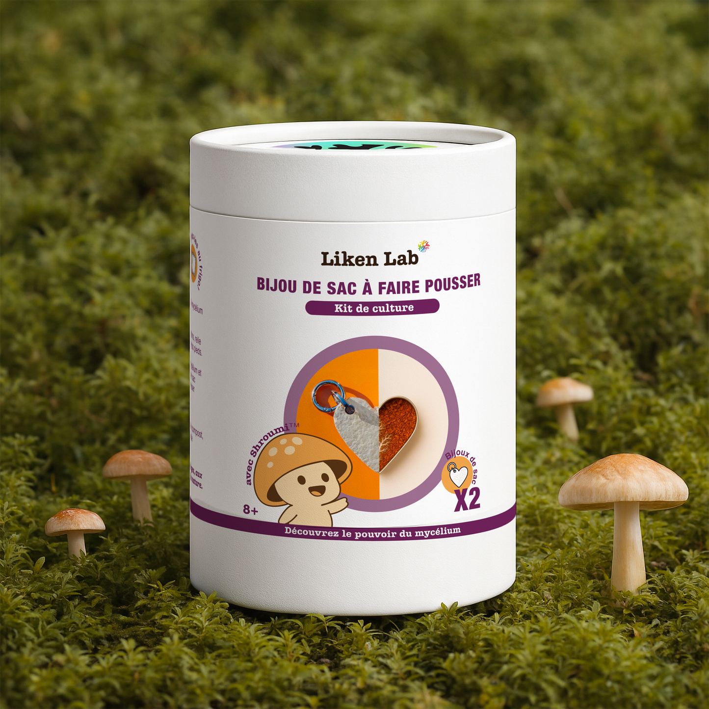 Kit Mycélium DIY - 2 bijoux de sac shroumi