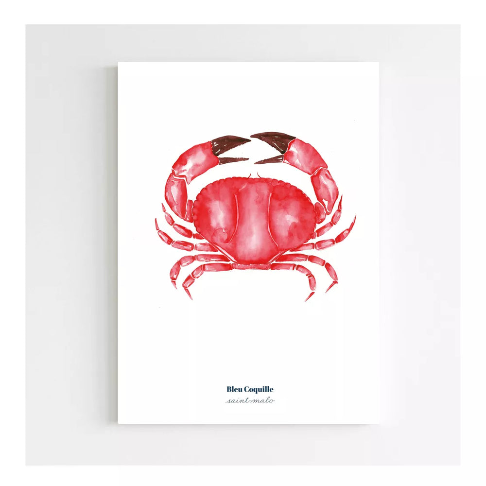 Affiche A5 - Le crabe