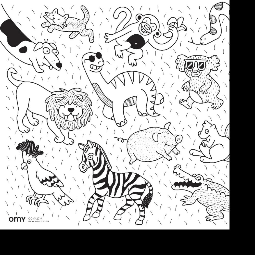 Coloriage pocket Animals