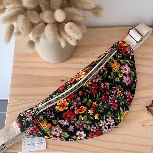 banane tissu fleuri upcyclé