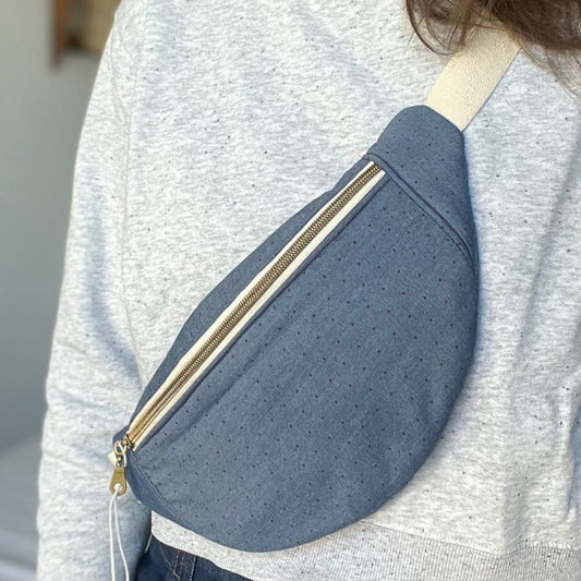 banane bleue à pois t'es cap upcycling