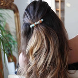 Barrette Iris Pierres Bleues