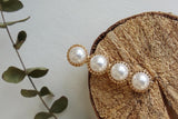 Barrette Léliana Perles Blanches