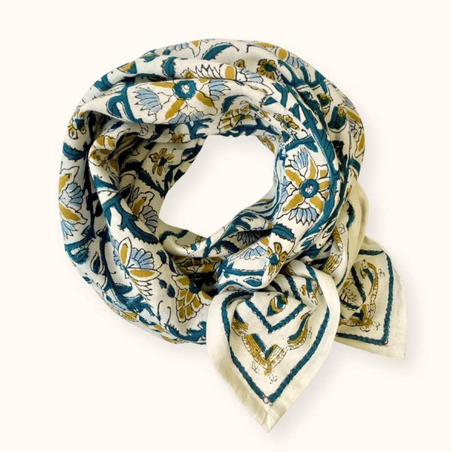 Foulard "Bird" sable Apache