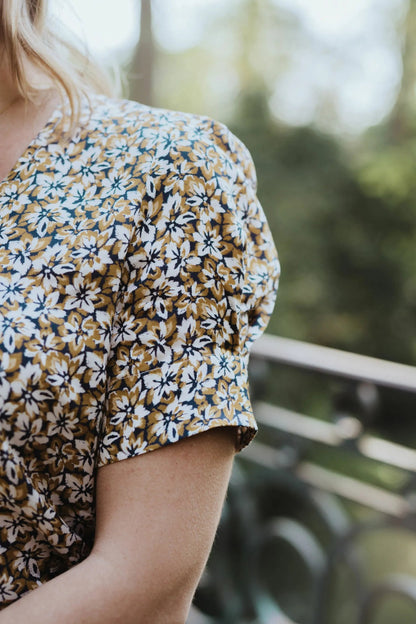 Zoom motif Blouse Praha Primevera de Sevenlie