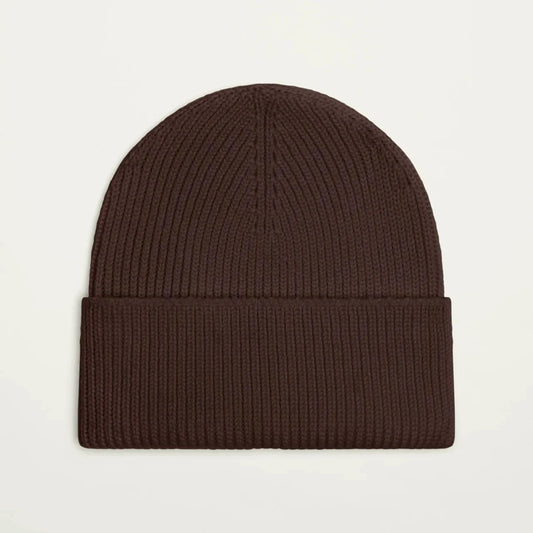 Bonnet fabriqué en France 100% Mérinos Chocolat