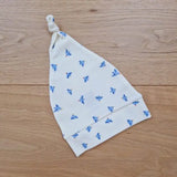 Bonnet de naissance - Motifs oiseaux