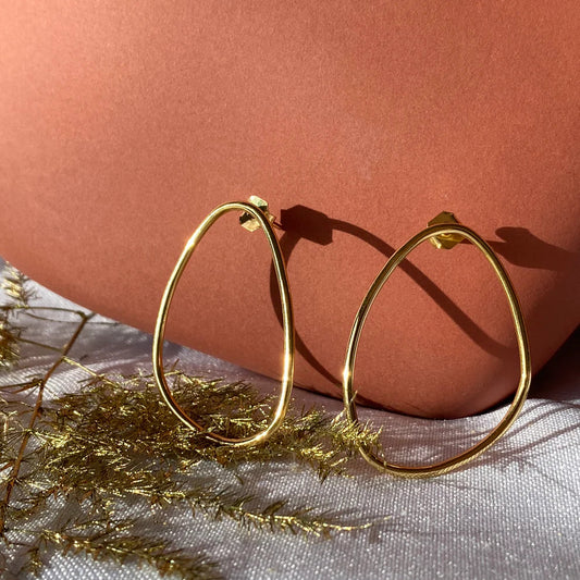 Boucles Esa Dorées - Aora bijoux