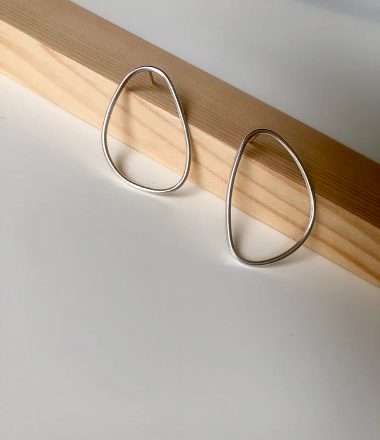 Boucles Esa Argent - Aora bijoux