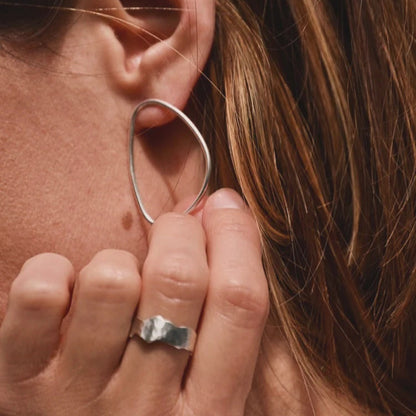 Boucles Esa Argent - Aora bijoux