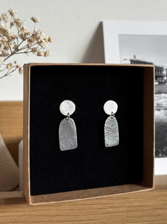 Boucles d'oreilles Nola argent massif