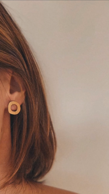 Boucles d’oreilles Olia dorées - Aora bijoux 3