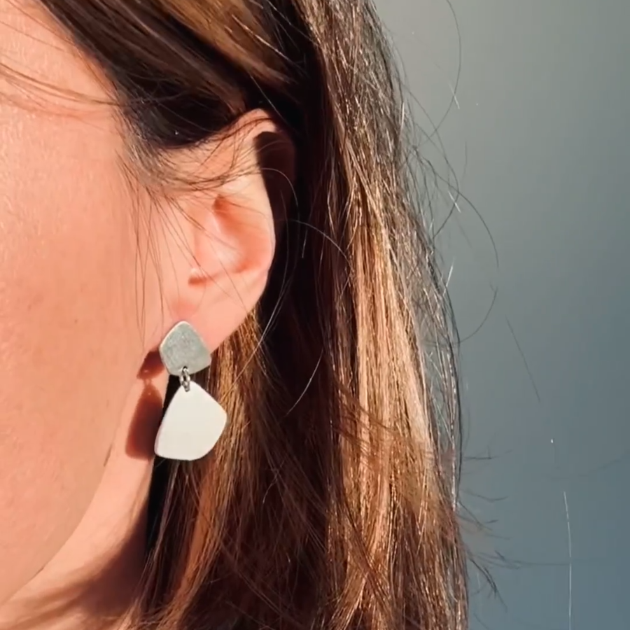 Boucles d’oreilles Omée Argent  - Aora bijoux