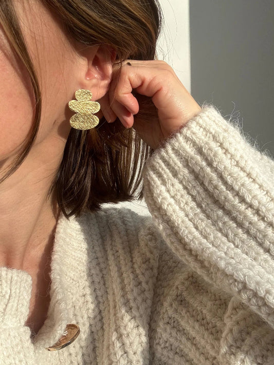 Boucles d'oreilles Roca Or - Aora bijoux