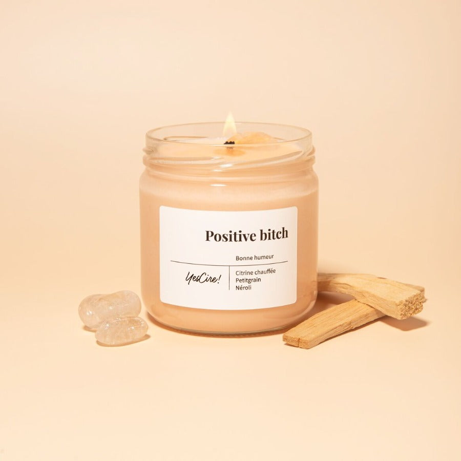 Bougie à base de cire de Soja. Made in France